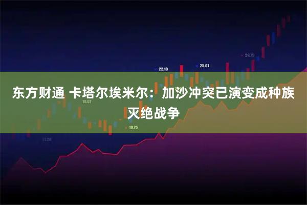 东方财通 卡塔尔埃米尔：加沙冲突已演变成种族灭绝战争