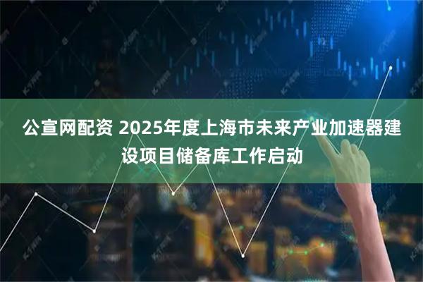 公宣网配资 2025年度上海市未来产业加速器建设项目储备库工作启动